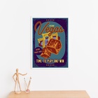 Quadro Vintage Cassino Vegas 24x18cm Moldura Preta