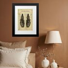 Quadro Vintage Moda Sapatos Masculinos - 60x48cm Moldura Bran