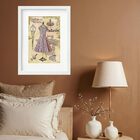 Quadro Vintage Moda Vestido - 60x48cm Moldura Preta