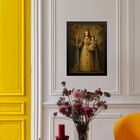 Quadro Vintage Nossa Senhora Da Penha 33x24cm - Com Vidro Mol