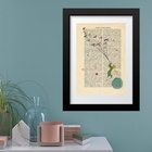 Quadro Vintage Pequeno Principe - 60x48cm Moldura:madeira Bra