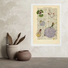 Quadro Vintage Pequeno Príncipe - Planetas 33x24cm Moldura:ma