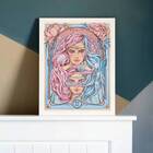 Quadro Vintage Signo Gêmeos 33x24cm - Com Vidro Moldura:madei