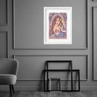 Quadro Vintage Signo Libra - 60x48cm Moldura:madeira Preta