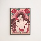 Quadro Vintage Signo Sagitário 33x24cm - Com Vidro Moldura:ma