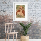 Quadro Vintage Signo Touro - 60x48cm Moldura:madeira Preta
