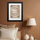 Quadro Vintage Tabaco - 60x48cm Moldura Preta