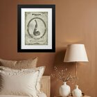 Quadro Vintage Tabaco Cachimbo - 60x48cm Moldura Branca