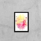 Quadro Viva A Vida 24x18cm - Com Vidro Moldura:madeira Preta