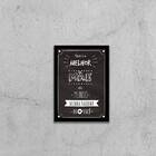 Quadro Você É A Melhor Mãe Do Mundo 24x18cm - Com Vidro Moldu