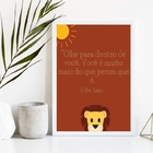 Quadro Você É Muito Mais Do Que Pensa que é 33x24cm Moldura:m