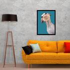 Quadro Wippet Chicletes 45x34cm - Com Vidro Moldura:madeira P