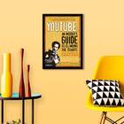 Quadro Youtube: A Guide To Climbing Charts 33x24cm - Com Vidr