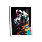 Quadro Zebra Colors -- Br Artes
