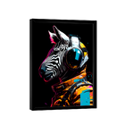 Quadro Zebra Colors -- Br Artes
