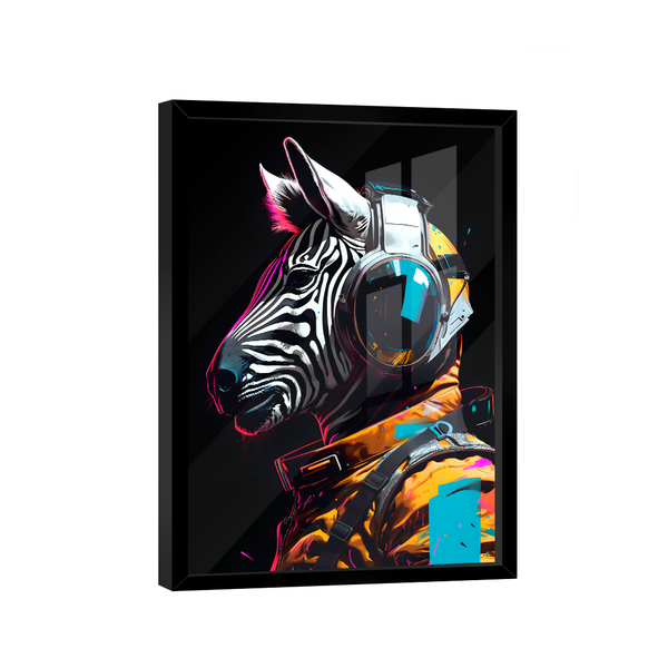 Quadro Zebra Colors -- Br Artes