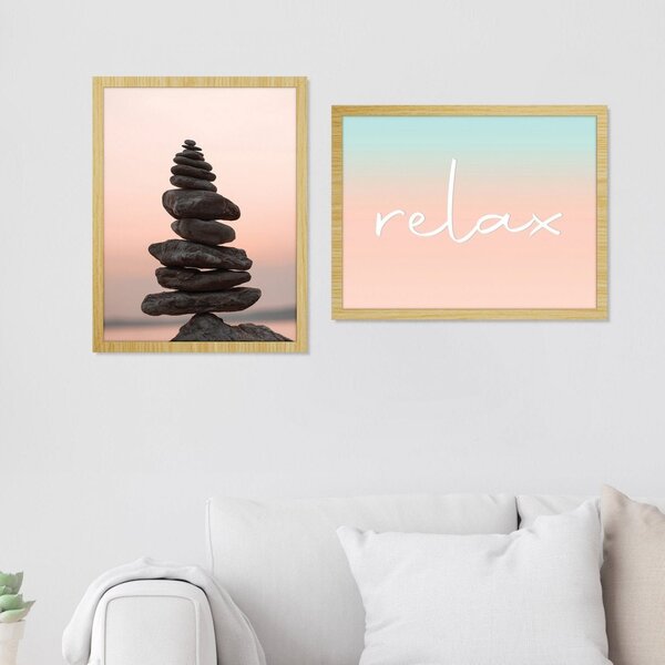 Quadro Zen Sem Vidro 42x32cm Belchior