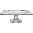 Quadron Centro Mesa Decorativo Enfeite 10x29x29cm Cristal Eco