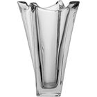 Quadron Vaso Decorativo Enfeite 30x15x15cm Cristal Eco Transp