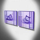 Quadros De Pintura Gatinhos 40x40cm-1173