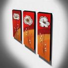 Quadros De Pintura Papoulas 105x35cm-1499