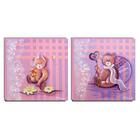 Quadros De Pintura Ursinhos 40x40cm-1094