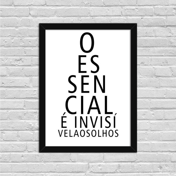 Quadros Decorativo Minimalista O Essencial