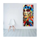 Quadros Decorativo Sala Quarto Índia Americana Colorida 80x60