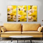 Quadros Decorativos Abstrato Amarelo