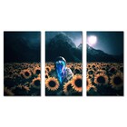 Quadros Decorativos Astronauta No Girassol