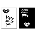 Quadros Decorativos Casal Por Onde Você For