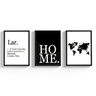 Quadros Decorativos Com Frases Moldura E Vidro Sala Quarto Ma