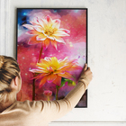 Quadros Decorativos Com Moldura 60x40 Plantas Coloridas