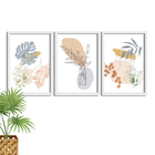 Quadros Decorativos Com Moldura Mulher Folha Minimalista