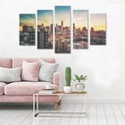 Quadros Decorativos De Edifícios Antigo 5 Peças