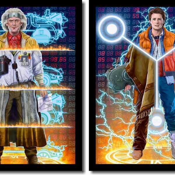 Quadros Decorativos De Volta Pro Futuro