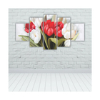Quadros Decorativos Floral Flores Tulipas Coloridas
