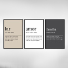 Quadros Decorativos Lar Amor E Familia