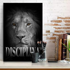 Quadros Decorativos Leão Disciplina