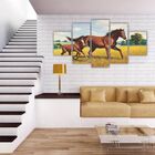 Quadros Decorativos Mdf Cavalos No Campo