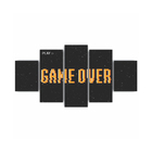 Quadros Decorativos Mdf Game Over Jogos Gamer Sala Quarto