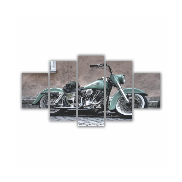 Quadros Decorativos Mdf Moto Verde