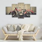 Quadros Decorativos Mdf Moto Vermelha