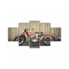 Quadros Decorativos Mdf Moto Vermelha