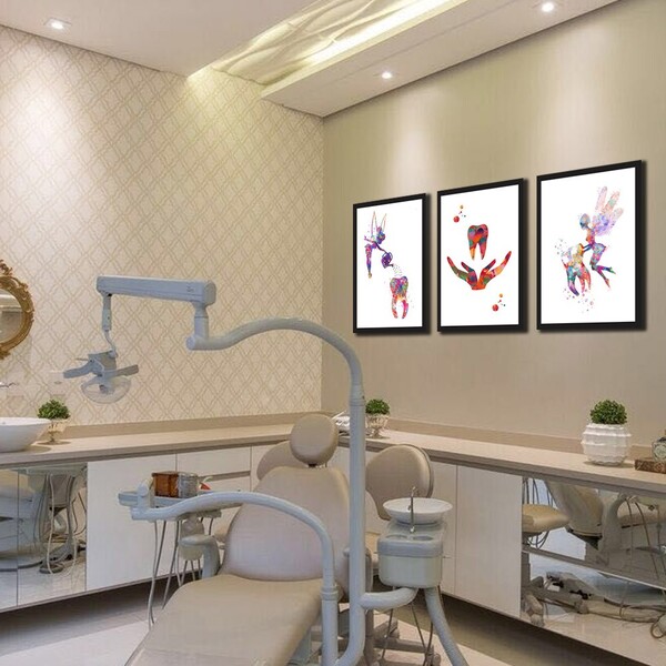 Quadros Decorativos Odontológico Infantil