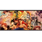 Quadros Decorativos One Piece M 130x60 Moldura Preta 2x2