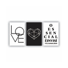 Quadros Decorativos Quarto Frases O Essencial E Invisível Aos