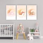 Quadros Decorativos Quarto Infantil Safari Porco, Veado E Urso