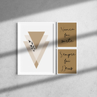 Quadros Decorativos Quarto Moldura Deus 20x30cm E 40x60cm