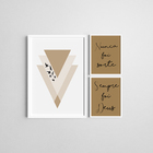 Quadros Decorativos Quarto Moldura Deus 20x30cm E 40x60cm